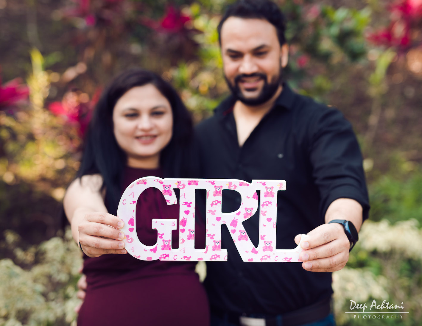 Maternity Shoot Pose For Welcoming New Born Baby In Lodhi Road In Delhi  India, Maternity Photo Shoot Done By Parents For Welcoming Their Child  Stock Photo, Picture and Royalty Free Image. Image