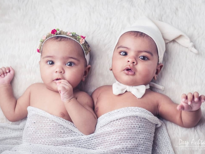 Twins Baby Photoshoot